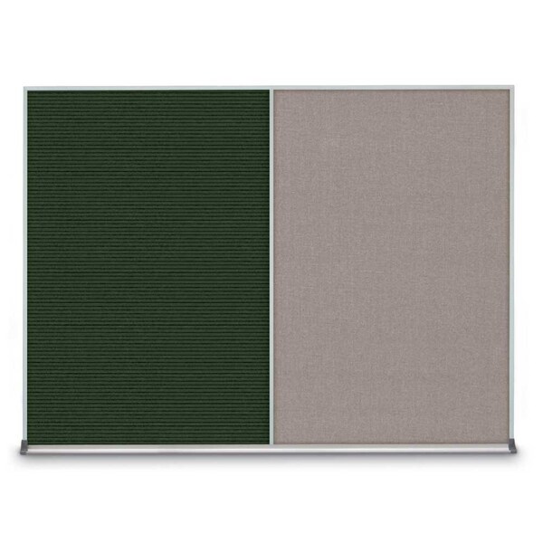 Triple Door Radius Corkboard, 72"X36", B